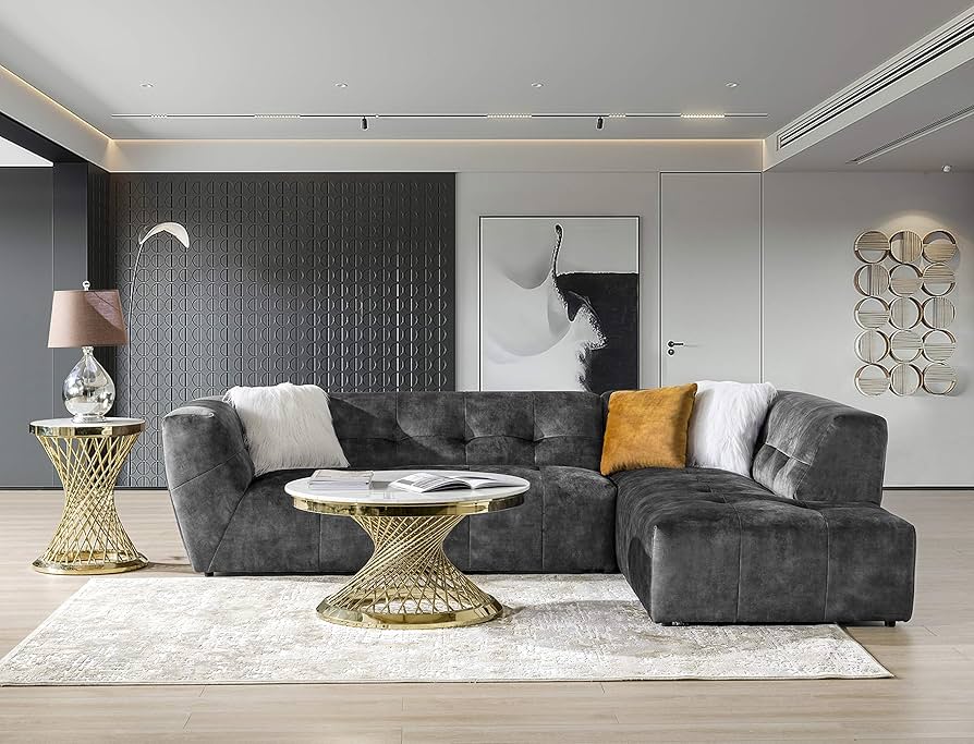 カットソー(長袖/七分) L'Appartement DEUXIEME CLASSE - L'Appartement DEUXIEME CLASSE Amazon.com: Acanva Luxury Mid-Century Velvet Tufted Low Back